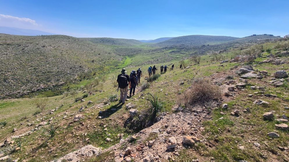 טרק במזרח השומרון- ואדי עוג'ה