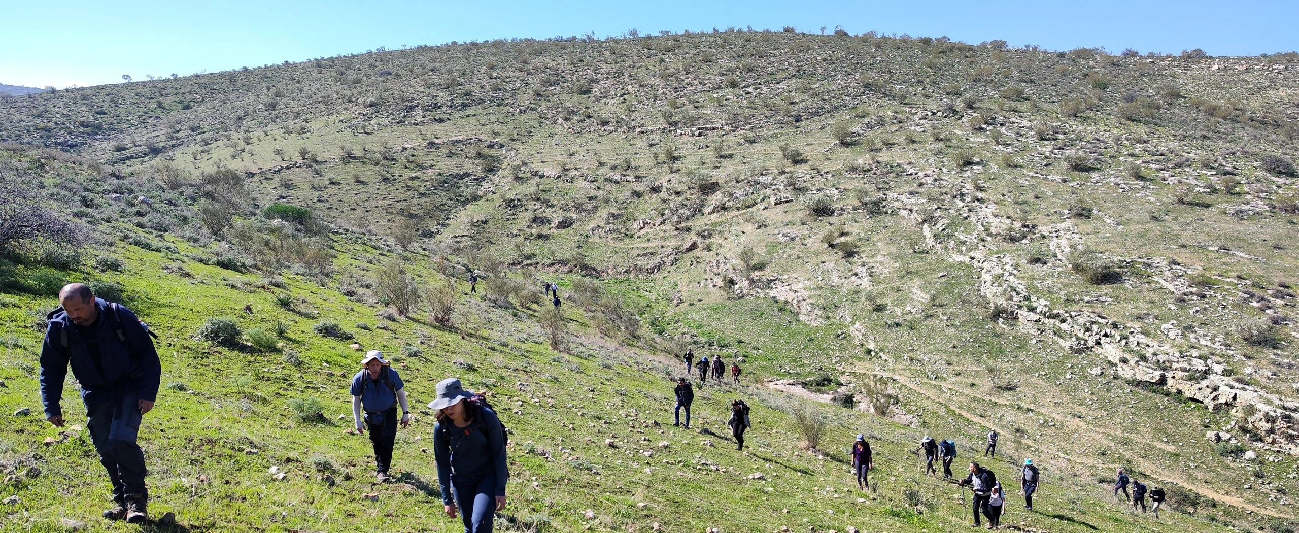 טרק במזרח השומרון- ואדי עוג'ה