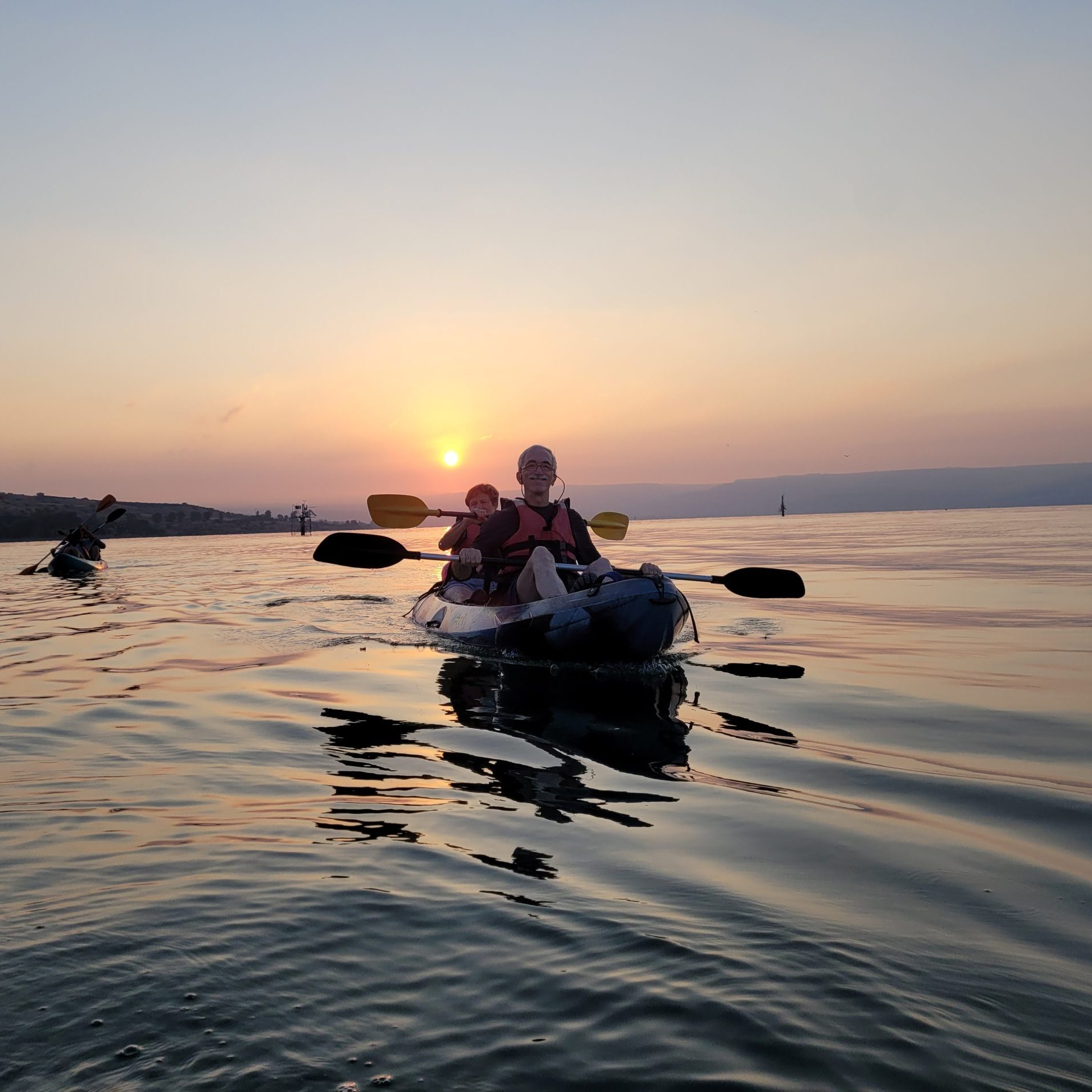 פסטיבל כנרת- שייט קיאקים בשעות הדמדומים 